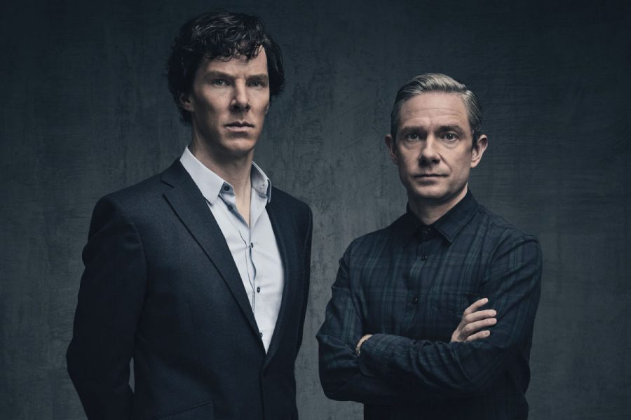 Benedict Cumberbatch and Martin Freeman star as Sherlock Holmes and Dr. John Watson in the award-winning BBC show “Sherlock.” The series was created by Steven Moffat and Mark Gatiss in 2010, with its most recent season released in 2017; due to the escalated popularity of the lead actors, however, it is uncertain when – or even if – the show will be continued.
