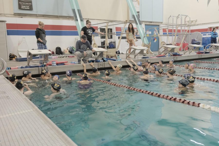 Girls swim/dive splash into a successful season