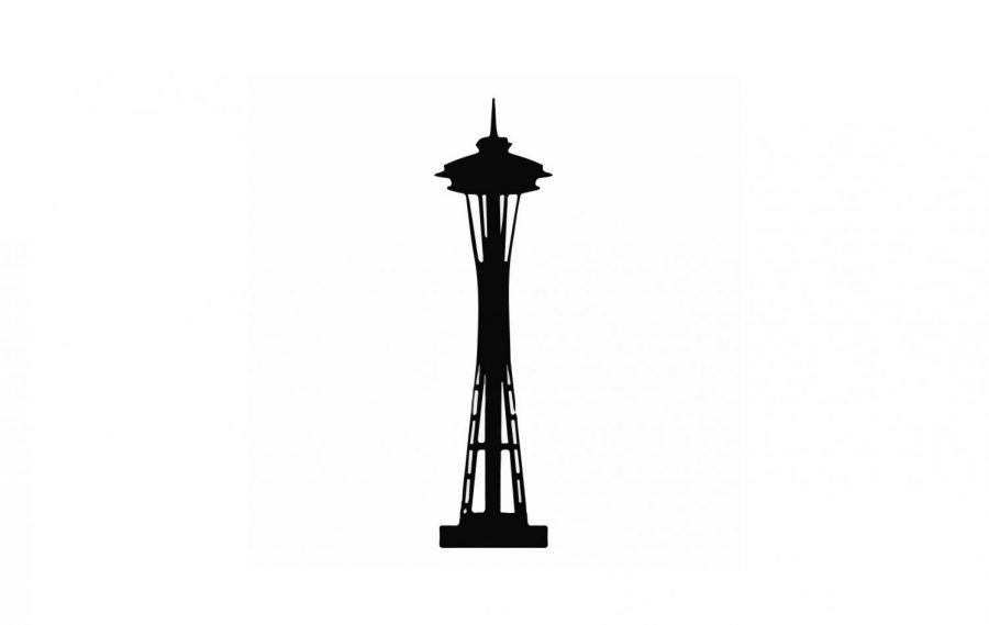 Seattle Space Needle; local news graphic to be used for local news. Art by Aditi Jain 