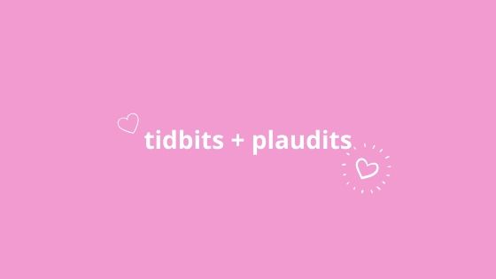Tidbits and plaudits graphic. February 2020. 