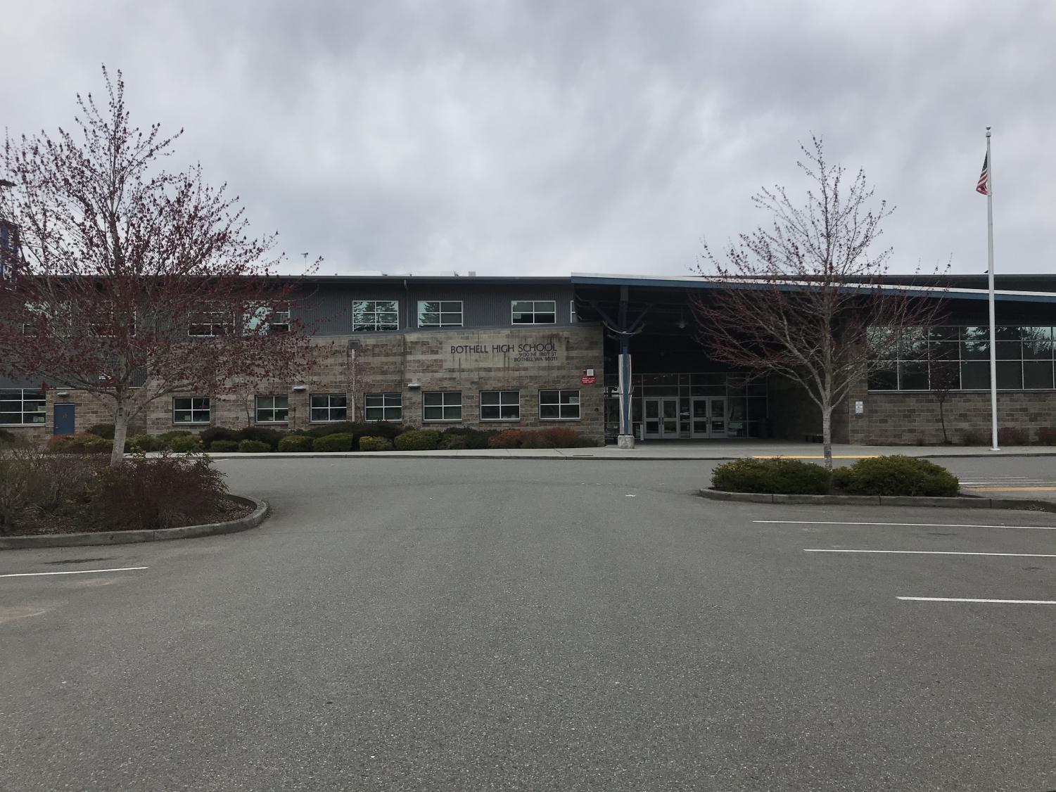 Bothell+High+School+was+the+first+school+in+the+Northshore+School+District+to+close+because+of+the+COVID-19+coronavirus.+%0ADate+of+Photo%3A%28Mar.+22%2C+2020%29%0A