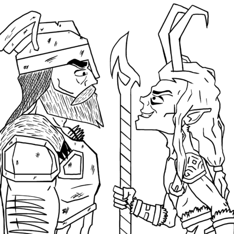 loki and thor coloring pages