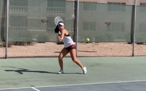 Brooke Demerath takes a stance and prepares to hit the ball. Photo courtesy of Brooke Demerath 

 
