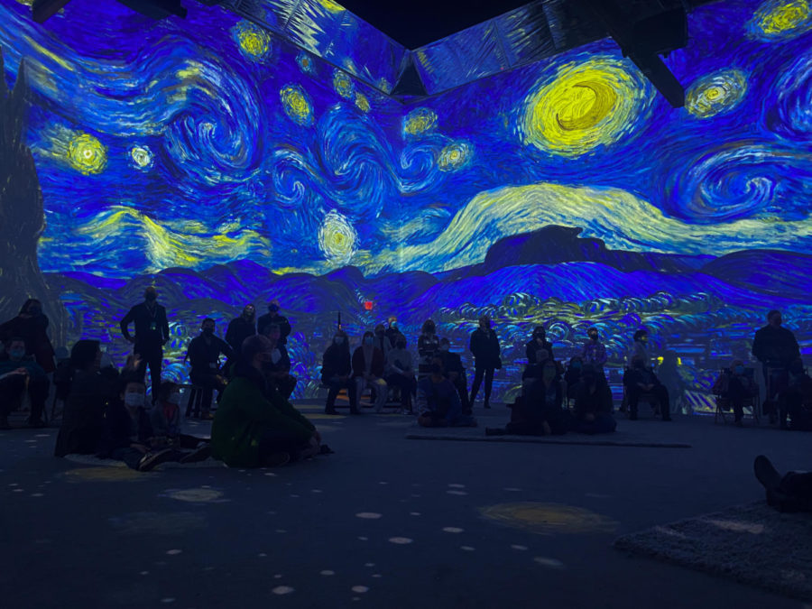 Starry Night at the Van Gogh Exhibit in Seattle, WA. 