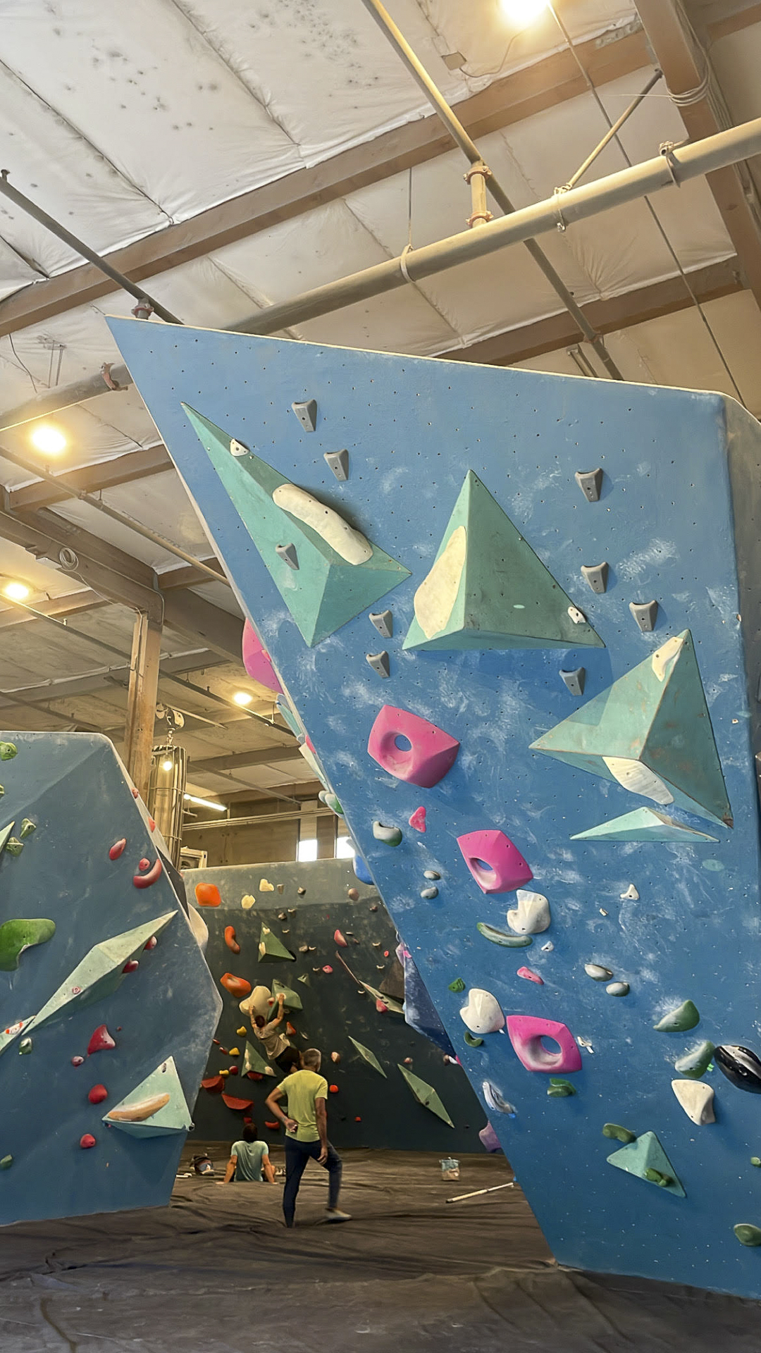 Seattle Bouldering Project’s climbing gym. 