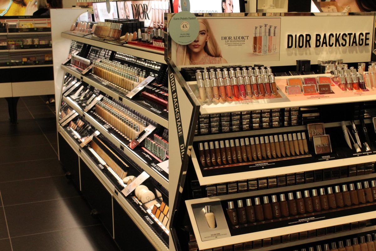 Employees+at+Bellevue+Square%E2%80%99s+Sephora+said+the+Dior+section+is+always+busy.+Since+the+rise+of+the+coquette+trend%2C+the+section+has+doubled+in+size.