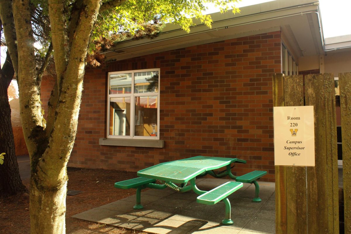 The campus supervisor office is now located in room 220 and resides along the walkway between the cafeteria and the gym. Campus supervisors Sarah Beeson, Colin Portugal and Victor Camarena can be found in this office when they’re not monitoring the campus and parking lots.