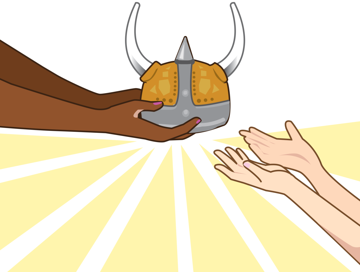 Passing down the viking helmet: seniors give advice to the Class of ‘29