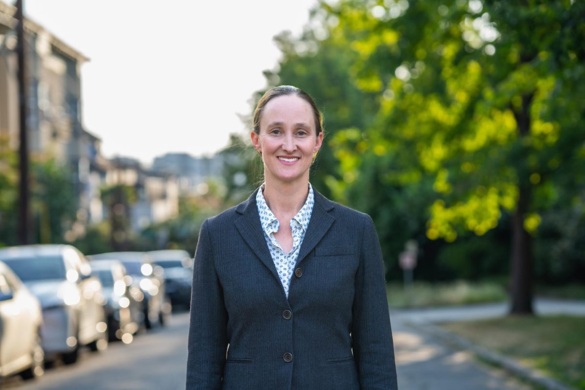 “Katie Wilson, Seattle mayoral candidate,” Photo: Wilson for Seattle Campaign/Wikimedia Commons/CC-BY-SA4.0